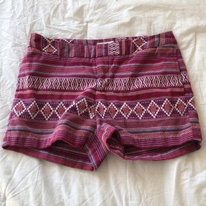 Colorful fabric shorts